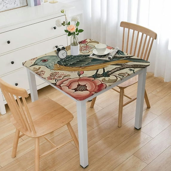HAOXIT Designer Tablecloth, Provencal Table Cloth for Rectangle Tables,Italian Anti-Fading Table Cover Decor for Kitchen Dinning Thanksgiving Christmas 36*36
