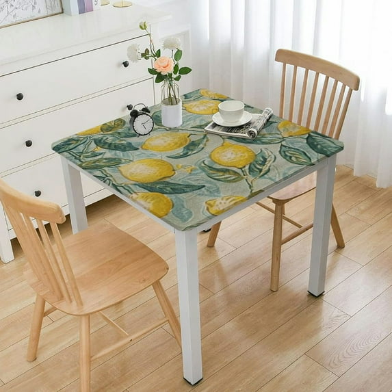 HAOXIT Designer for Square Tables, with s, Table Cover Cloth Decorative for Kitchen Dining Room 46*46