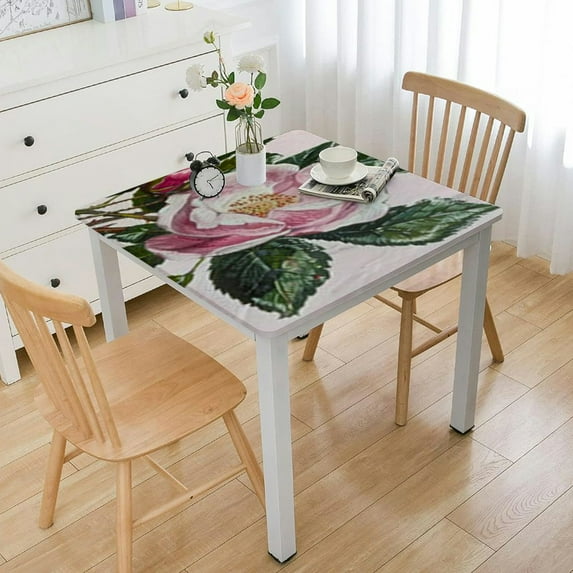 HAOXIT Easter Decorations Eggs Waterproof Polyester Table Cover Decor for Rectangle Table,,Dining,,Party,Oil Proof,Buffalo Plaid Farmhouse Decor 40*40