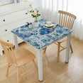 thumbnail image 1 of HAOXIT Easter Rabbit Tablecloth - Durable Waterproof Wrinkle-Free Table Cloth Square Table Cover for Dining Room &amp; Outdoor Use 60''x60'', 1 of 7