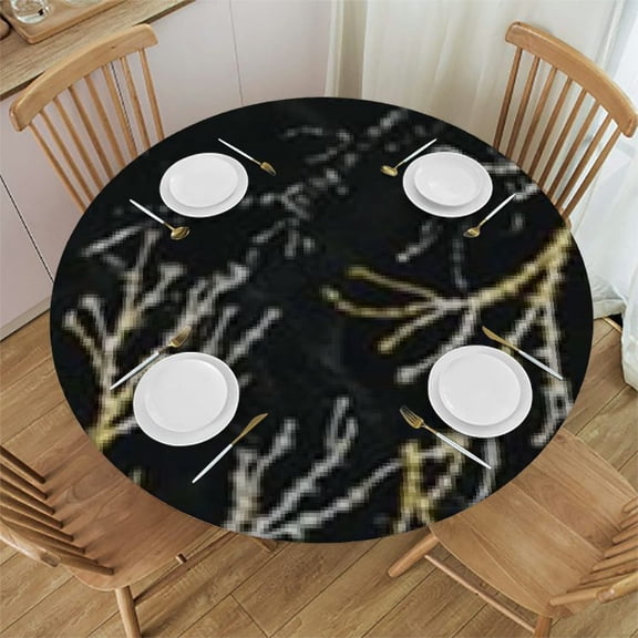 HAOXIT Elastic Tablecloth Fitted Table Elastic Edged Table Fits s 42-46