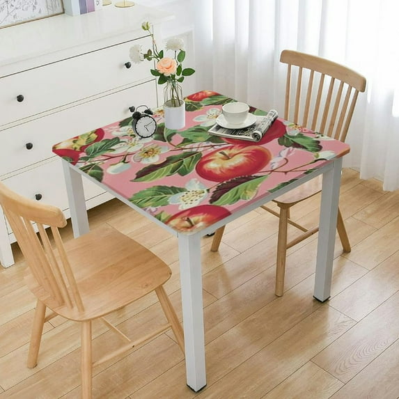 HAOXIT Encasa Polyester , Twill Fabric Table Cover, Water Repllelant, Square Dining Table. Machine Washable, - 46*46