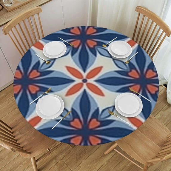 HAOXIT Ethnic Wipeable Table Cloth Cover Table Pad Cover for Dining ...