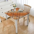 thumbnail image 1 of HAOXIT  Fall Tablecloth  Square Autumn Thanksgiving Plaid Table Cloth Wrinkle Resistant Rustic Tablecloth for Holiday Kitchen Dining Room Party Indoor Outdoor 46*46, 1 of 8