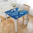 thumbnail image 1 of HAOXIT Fitted Square , Polyester Decor Table Clothes, Oil &amp; Dust Proof Table Cover, for Living Room Kitchen Table Cloth, Fits Square Table 54''x54'', 1 of 7