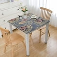 thumbnail image 1 of HAOXIT Floral Print Square Stain Resistant and Wine Table Cover for Kitchen Dining Indoor Outdoor Buffet Tabletop Decoration () 40*40, 1 of 7