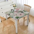 thumbnail image 1 of HAOXIT Flower , Pink Table Cloth for Rectangle Tables,Waterproof Resistant Table Cover for Valentines,Parties,Wedding Use Spring/Summer 46*46, 1 of 7