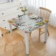 thumbnail image 1 of HAOXIT Flower Tablecloth, Pink Floral Table Cloth for Square Tables,Waterproof Resistant Table Cover for Valentines,Parties,Wedding Use Spring/Summer 36*36, 1 of 7