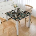 thumbnail image 1 of HAOXIT Flower ablecloth Fitted Table Cover, Farm Animal Plant Floral Elastic Tablecloths Waterproof Outdoor Indoor Stretch Cloth Table cover for Dinner, Party, Shower White, 1 of 7