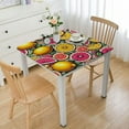 thumbnail image 1 of HAOXIT Fruit Rectangle Oil SpiProof Table Cloth, Wipe Clean Table Cover for Dining Table, Buffet Party and Camping () 48''x48'', 1 of 7