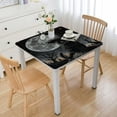 thumbnail image 1 of HAOXIT Halloween Witch Cat Square Washable Polyester Table Cloth for Square or Square Tables Waterproof Wrinkle Free Stain Resistant Table Cover for Kitchen Dining Room 54''x54'', 1 of 7