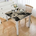 thumbnail image 1 of HAOXIT Halloween Witch Pumpkin Waterproof Square Table Cloth Cover Decorations Fabric Square Tablecloth Home Dining Room Kitchen Decor 52*52, 1 of 7