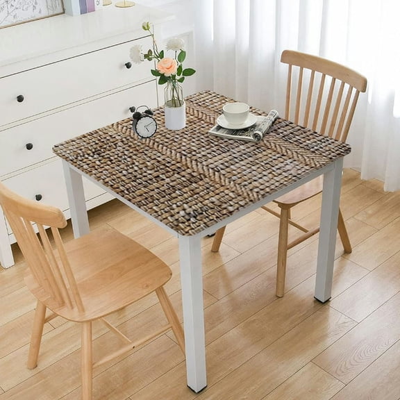 HAOXIT Wipeable Table Cloth  Fit for Square Table Cover