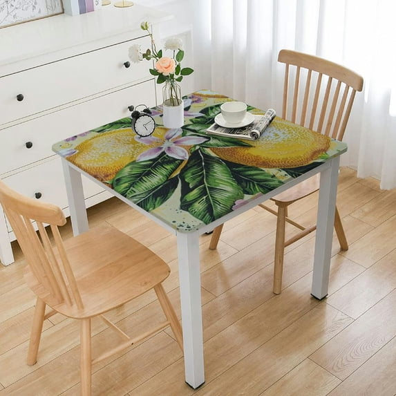 HAOXIT Indoor Outdoor Tabletop for Spring Summer Decorations, Picnics and Dinner Parties - Stain and Water Resistant, , 40*40