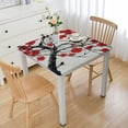thumbnail image 1 of HAOXIT  Japanese Cherry Tree Printed Square Tablecloth Polyester Waterproof Table Cover Washable Decor Table Cloth for Dining Room Party 40*40, 1 of 8