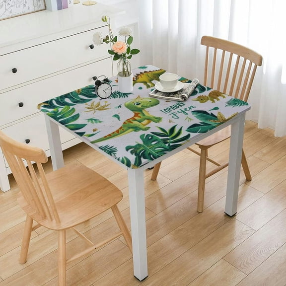 HAOXIT Jungle Theme Decorations Tablecloth for Boy - Party Supplies Table Cover, Theme Baby Boy Table Cloth Decorations 40*40