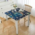 thumbnail image 1 of HAOXIT Kids Activity Tablecloth - Square Tablecloth Letters of The Alphabet in The with and Foldable Multicolor 48''x48'', 1 of 7
