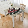 thumbnail image 1 of HAOXIT Linen Table Runner Dresser Scarves, Christmas Farm Rectangle Tablecloths for Farmhouse Kitchen Dining Wedding Picnic Party, Wooden Plank 60''x60'', 1 of 7