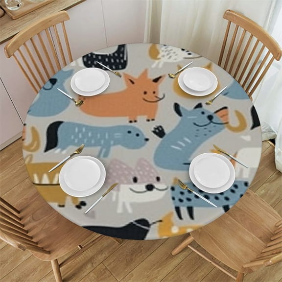 HAOXIT , Macrame for Party Décor,round dining table