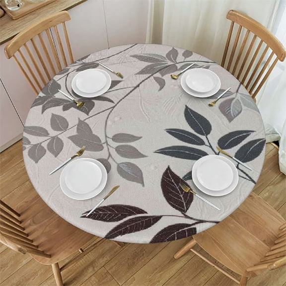 HAOXIT Oil-Proof Table Cover Stain-Resistant Wipeable Table Protector for Indoor Table Cloth for Table 42-46