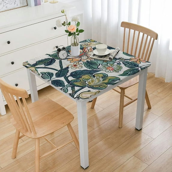 HAOXIT Outdoor Table Cloth Soft Durable Table Cloth Kitchen Dining Tablecloth for Rectangular Tables for Parties Christmas 46*46