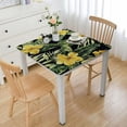 thumbnail image 1 of HAOXIT Palm Leaves , Tropical Jungle Plants Background, , Can Wipe Indoor/Outdoor Dining Table Cover, Fit for white, 1 of 8
