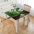 thumbnail image 1 of HAOXIT , Path to Forest in Fish Eye Shot Photo Print, Rectangular Table Cover for Dining Room 48''x48'', 1 of 7