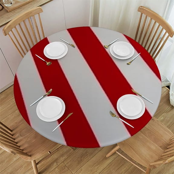 HAOXIT Poker Table Cloth Gambling Playing Cards Game Casino Print Round Tablecloth Picnic Table Cover Table Cloths Polyester for Kitchen Party Dinner 31-35