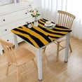 thumbnail image 1 of HAOXIT Print Square , Rectangular Table Cloths, Striped for Party Decorations 52*52, 1 of 8
