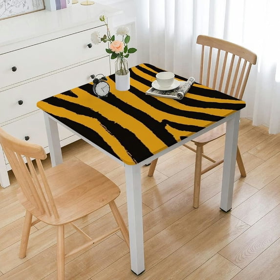 HAOXIT Print Square , Rectangular Table Cloths, Striped for Party Decorations 52*52