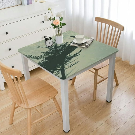 HAOXIT Print Table Cover,Bear Boho Tribal Aztec Table Cloths,Stripes Farm Checkered Microfiber for Dining Kitchen Decorative,Tabletop Decoration 40*40