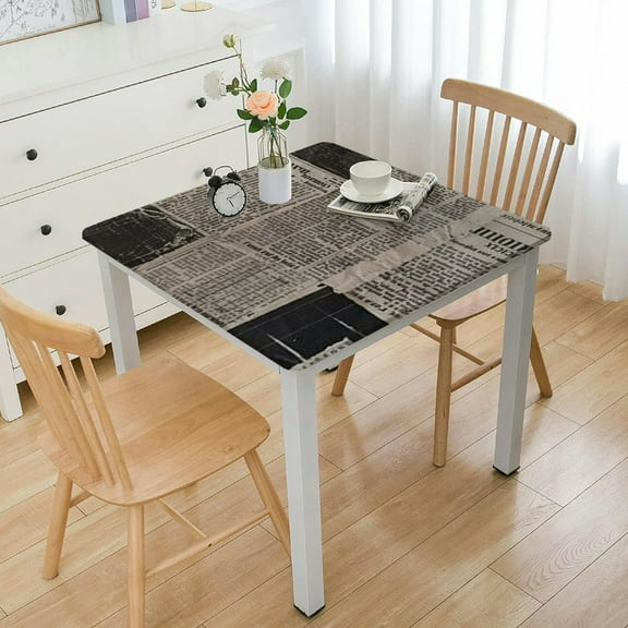 HAOXIT Rectangle Linen Tablecloth Wrinkle Resistant Washable Tablecloth Cover Kitchen Dinner Table Decoration Tablecloth white