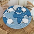 thumbnail image 1 of HAOXIT Round Greaseproof Elastic Large Round Cover for Housewarming Fits for 38-42, 1 of 8