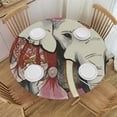 thumbnail image 1 of HAOXIT Round Items,Mexican hat Table Cloth Table Cover Decorations for Picnic,Kitchen,Holiday Party 31-35, 1 of 8