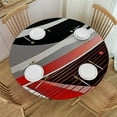 thumbnail image 1 of HAOXIT Round Tablecloth, Halloween Water Resistant Table Cloth Decorative Table Cover for Kitchen, Dining Desk,Party,Holiday 31-35, 1 of 8