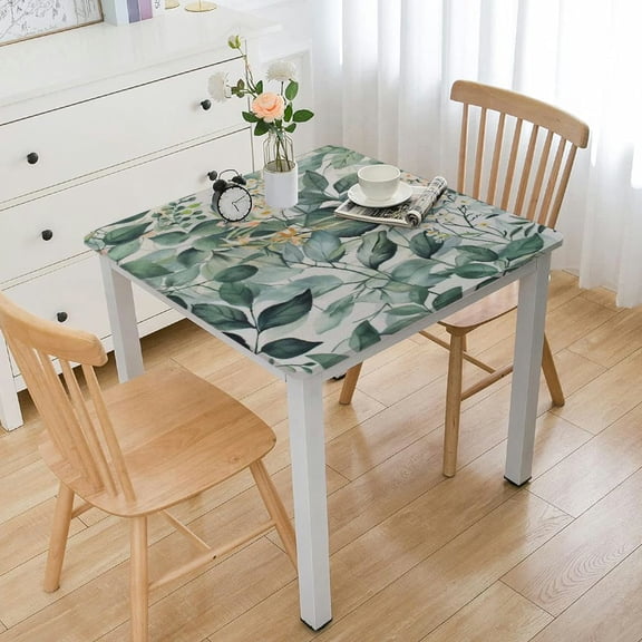 HAOXIT Ruitic Table Cloth Waterproof Fabric s Decorative for 36*36