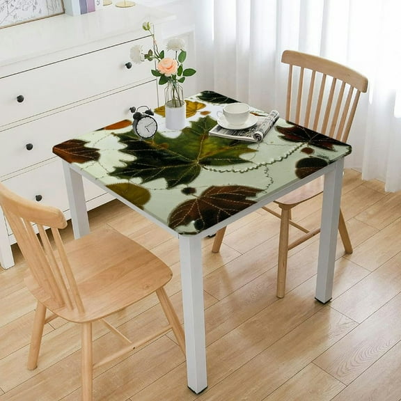 HAOXIT Sam Hedaya Table Linens, Sterling Forest Square Tablecloth 48''x48''