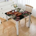 thumbnail image 1 of HAOXIT  Small Square Tablecloth Spring Floral Pattern Table Cloth with Tassels Vintage Washable Table Cover for Square Coffee Table 46*46, 1 of 8