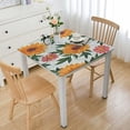 thumbnail image 1 of HAOXIT , Spring Summer Square Table Cloth, Yellow Flower Table Cover, Stain Resistant Washable Soft Table Cloth, Decorative Outdoor for Kitchen Dinning Table 36*36, 1 of 8