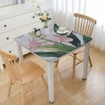 thumbnail image 1 of HAOXIT Spring Summer Tablecloth , Blooming Floral Table Cover for Party Picnic Dinner Decor white, 1 of 7