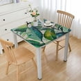 thumbnail image 1 of HAOXIT  Spring Summer Tablecloths for Rectangle Tables, Waterproof Stain Resistant Polyester Fabric Table Cover Green Leaves Pattern Table Cloth for Dinner Party Picnic Camping 36*36, 1 of 7