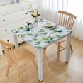 thumbnail image 1 of HAOXIT Spring Tablecloth Square Eucalyptus Leaf Print Watercolor Floral Plant Decorative Table Cloth with Dust-Proof Wrinkle Resistant Decor for Home Kitchen Dining Outdoor Patio 36*36, 1 of 8