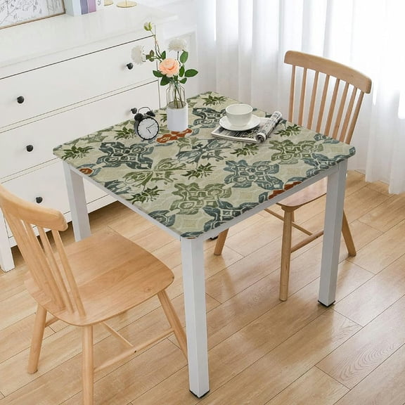 HAOXIT Square Cotton Tablecloth 46*46
