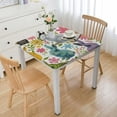 thumbnail image 1 of HAOXIT Square Table Cloth Rectangle Table Cover Vinyl s with Bunny Egg Design for Party Decorations 60''x60'', 1 of 7