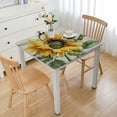 thumbnail image 1 of HAOXIT Square Table Cover Decorative Washable Square s, Kitchen, Dining, Buffet Parties &amp; Camping, - Spring/Summer white, 1 of 7