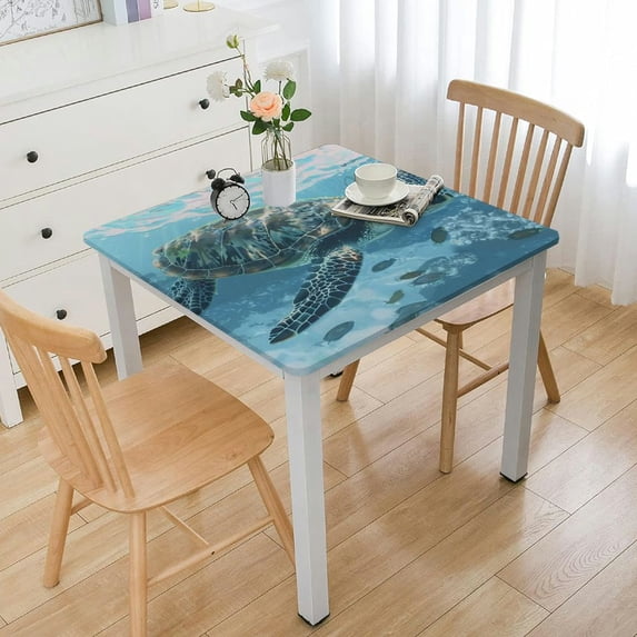 HAOXIT Square , Washable Spill Proof Table Cloth Cover for Dining Kitchen Party Decoration 40*40