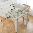 thumbnail image 1 of HAOXIT  Table Cloth Decorative Table cover Washable Square Tablecloths, Dining, Buffet Parties &amp; Wedding Use, Botanical Fresh - Spring/Summer 44''x44'', 1 of 7
