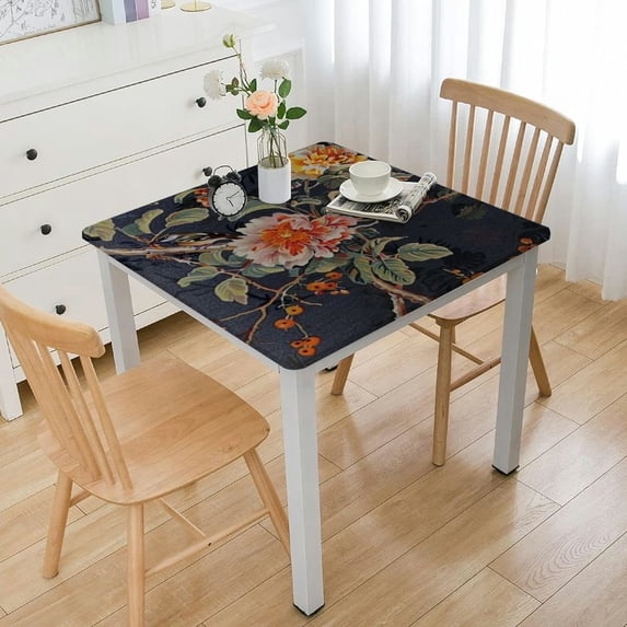 HAOXIT Table Cloth Decorative Tablecover Washable Rectangle Tablecloths, Dining, Buffet Parties, - - Thanksgiving/Christmas 40*40