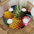 thumbnail image 1 of HAOXIT Table Cloth Palm Leaves Wild Plant Round Tablecloth for Dining Room, Party, Banquet 31-35, 1 of 8