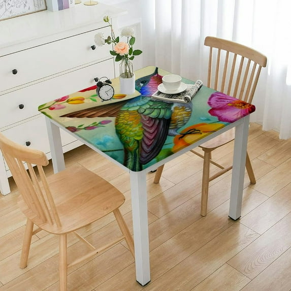 HAOXIT Table Cloth Rectangle Tables Kitchen Table Cover Square Tablecloth for Dining Table Buffet Parties and Camping 46*46